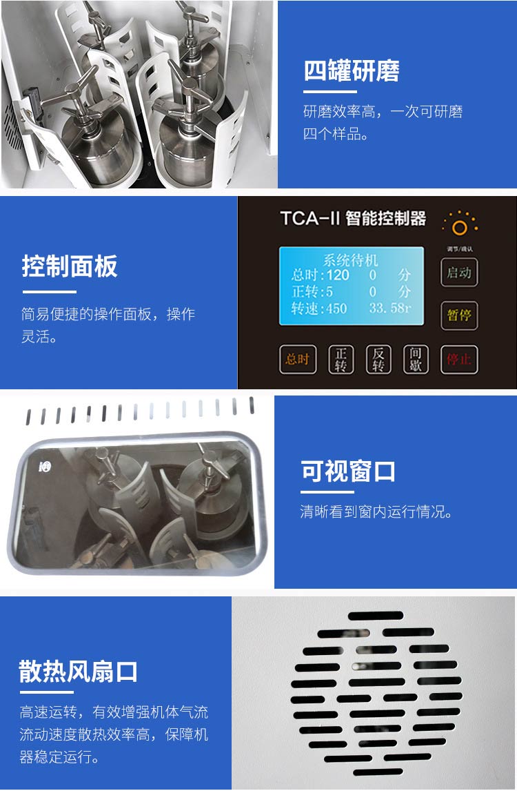 立式方形行星球磨机