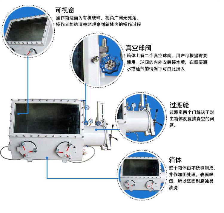 不锈钢真空手套箱