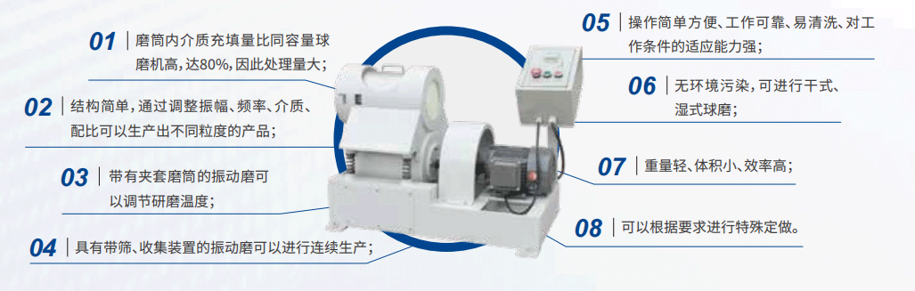 轻型振动球磨机